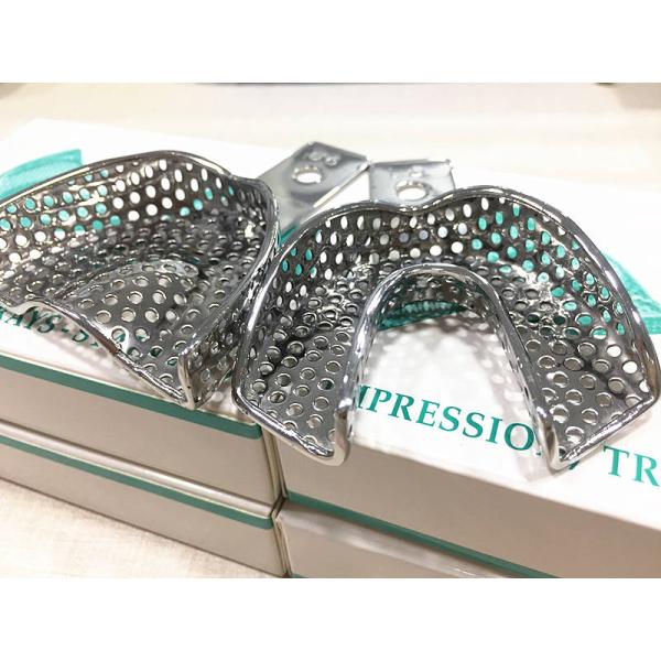 Autoclavable Dental Impression Trays Premium Quality Perforated Size #6