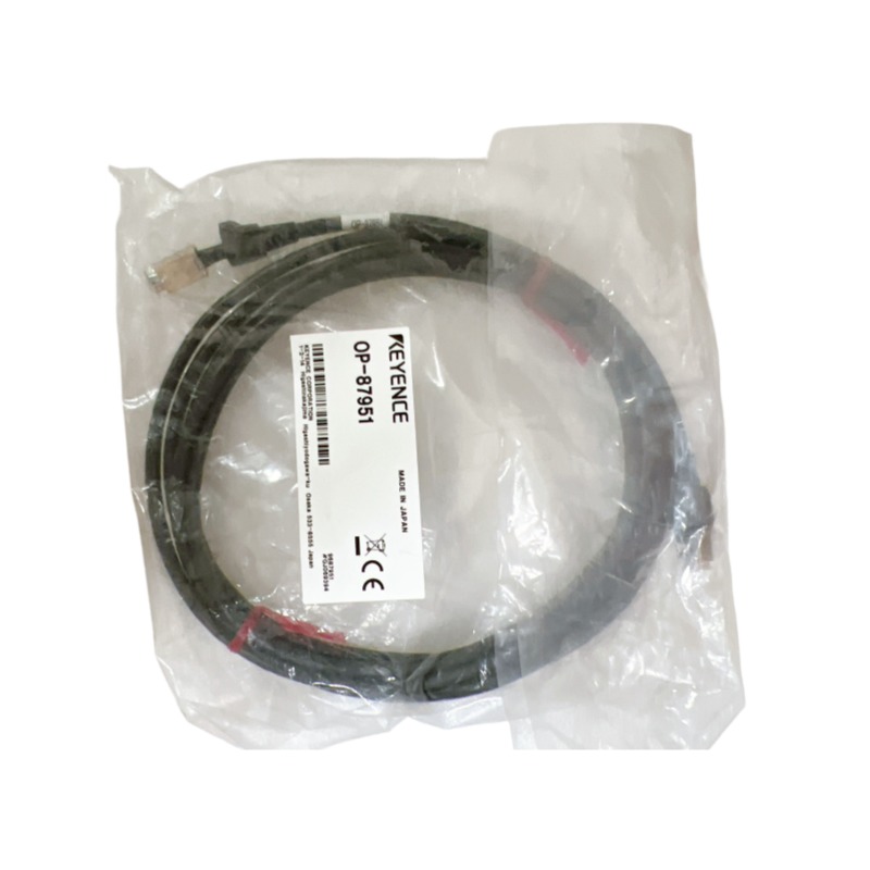 KEYENCE OP-87951 LAN Cable he Cable: Durable OFC conductor and HDPE insulation