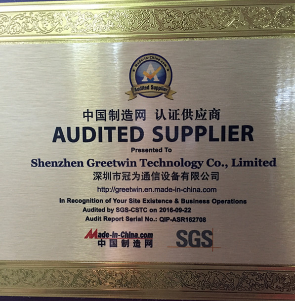 Shenzhen Greetwin Technology Co.,Limited Сертификации