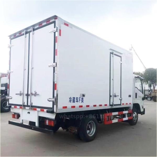Original Factory High Quality  JMC  4*2 Single Row Wide Cab  Van Refrigerator Truck   Chill Transporter  Cool Chain Vehicle