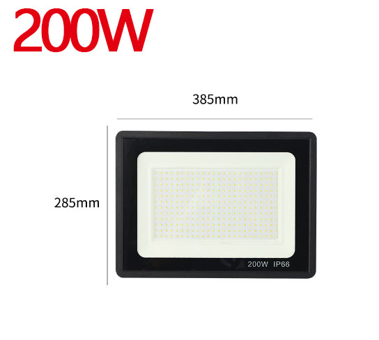 Waterproof IP66 10W 20W 30W 50W 100W 150W 200W 300W LED Floodlight for Outdoor Lighting