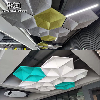Anti Static Polyester Acoustic Panels 15mm Soundproof Wall Panel for Kindergarten
