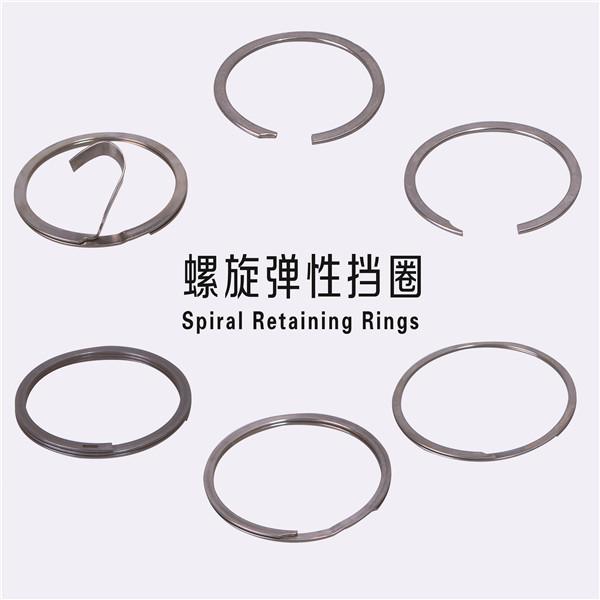 Light Duty Spiral Retaining Ring Single Turn External For Automatic Equipment