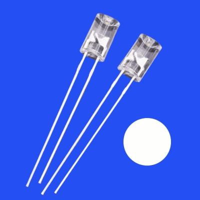 5mm 1,5Hz 1/12 Ciclo de trabalho 12V Cor Branca 12000K 4000mcd Resistor Integrado LED Côncavo Câmbio Câmbio