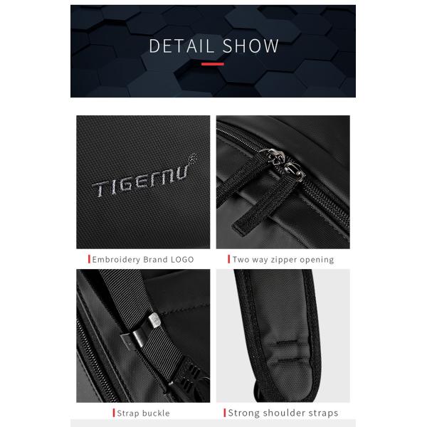 600D Polyester Travel Laptop Backpack Custom Lightweight Machila Designer Travel Bag