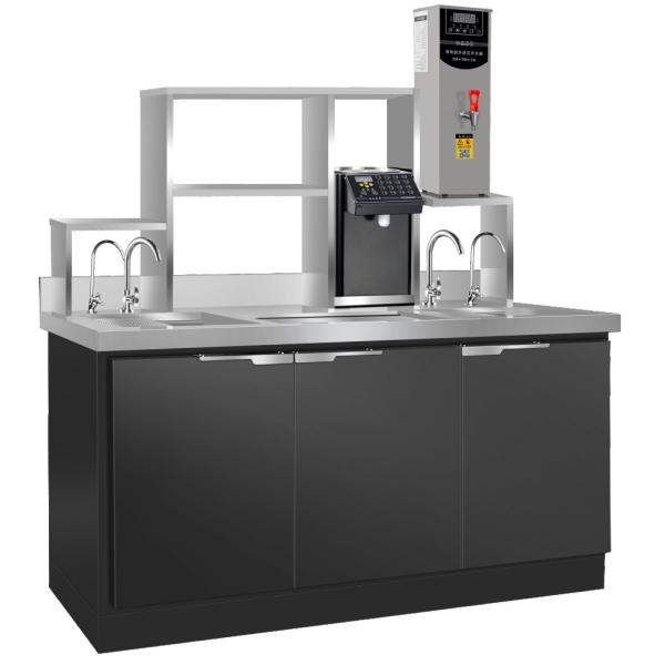 Boba Tea Equipment Black Titanium Bar Combination Bubble Milk Tea Machine
