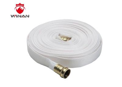O PVC que alinha mangueira de fogo do revestimento do carretel branco da mangueira da boca de incêndio de fogo vermelho a única personalizou