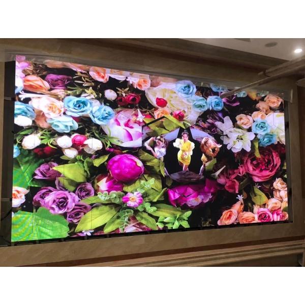 Крытый экран дисплея P1.667 приведенный со шкафом 640 x 480mm алюминиевым