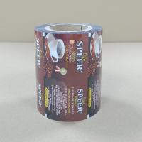 Film de première qualité pour les rouleaux de café - largeur de 7 pouces, épaisseur de 2 MIL. Emballage en feuille métallisée pour les grains de café. Imprimé sur mesure, compostable, alimentaire.