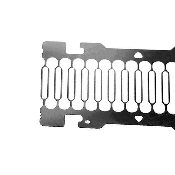 Ultra-Precise Etched Shaver Blades with Mirror-Finish Edges for Electric Foil Shavers