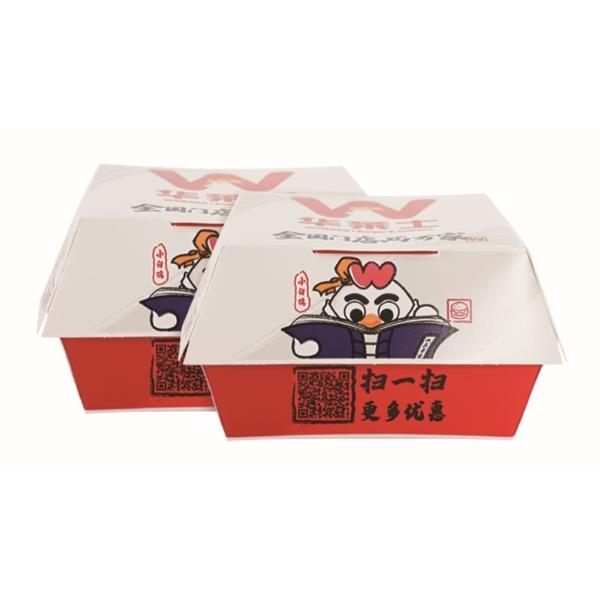Disposable Fast Food Packaging Box Take Out Lunch Boxes Waterproof Kraft Paper Food Containers