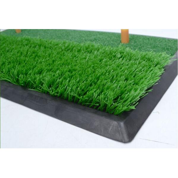 Dual grass golf swing mat chipping pad mat indoor golf practice mat pad dual-use
