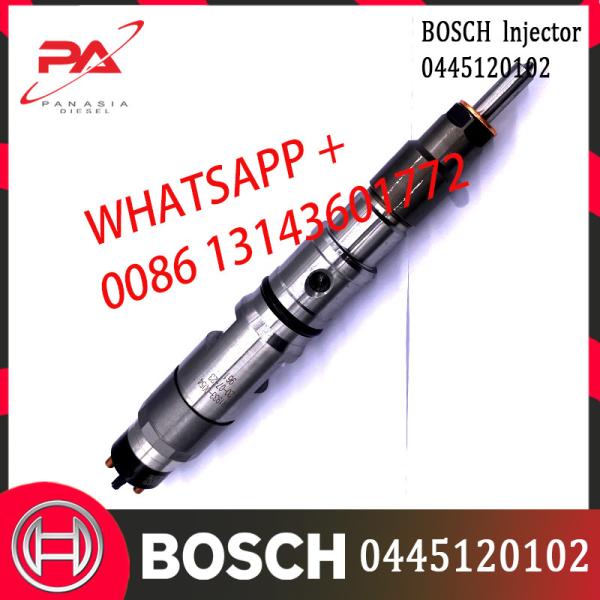 Bocal comum diesel DLLA148P1671 do injetor de combustível do conjunto de trilho 0445120102 para DCD 4102TCI
