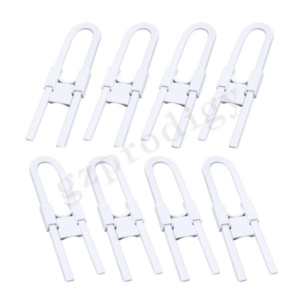Prodigy U Shaped Sliding Baby Safety Lock Adjustable Eco Friendly For Cabinet