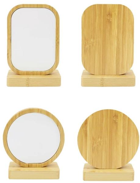 Cadre photographique en bois de bambou magnétique moderne pour l'impression par sublimation