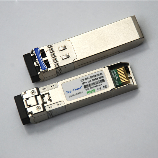 Соединитель LC модели модуля 10G SFP оптического волокна DWDM 80KM одиночный