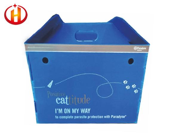 Multifunctional Moistureproof Durable Corrugated Plastic Pet Carrier Stackable