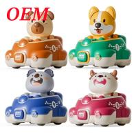 Cute Animals de dessins animés Mini Jouet de voiture Durable et sûr pour les enfants
