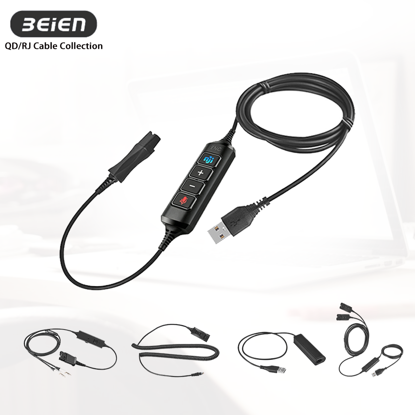 All Quick Disconnect (QD)  & RJ Headset Cables