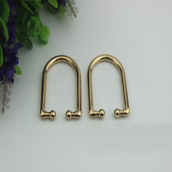 2018 China factory hot selling best quality lowest pice zinc alloy D shape bag accessories