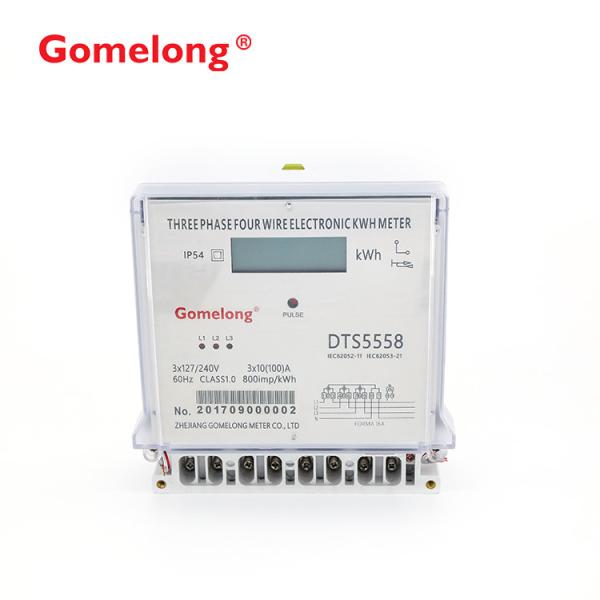 Full PC 3*230/400V electrical meter  3 phase energy meter  100a digital electricity meter