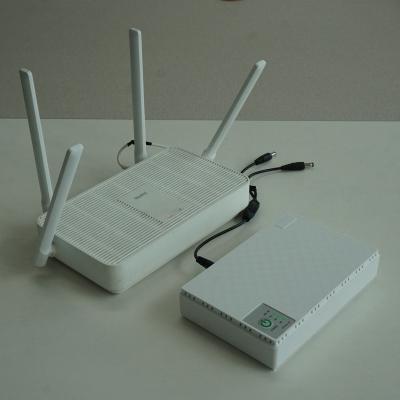 12V 10400mah Mini UPS Fornecimento de energia 18W 36W Mini UPS Poe Para Wifi Router UPS