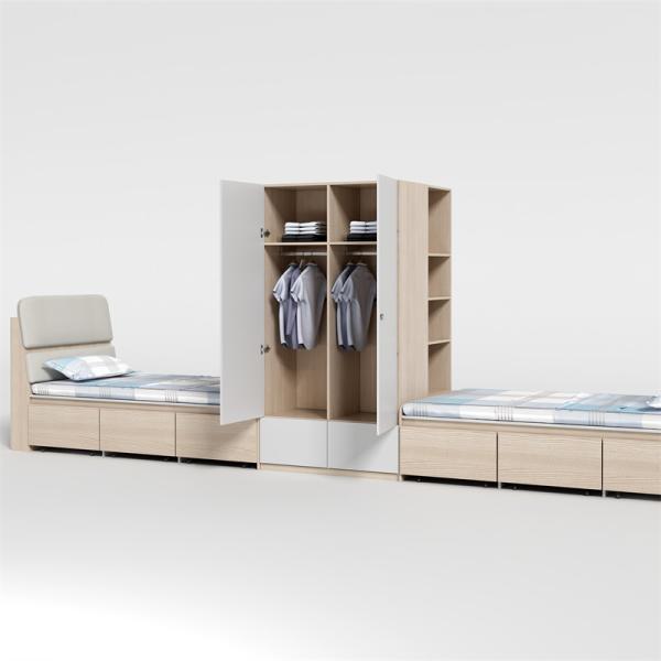 2000 X 1200 X 960 mm Apartamento Mobiliário Estudante Cama de banho Dormitório Escolar Com Cama de Mesa