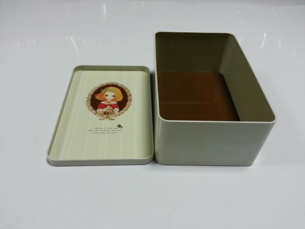Latas de lata relativas à promoção dos desenhos animados bonitos para o empacotamento do folheto
