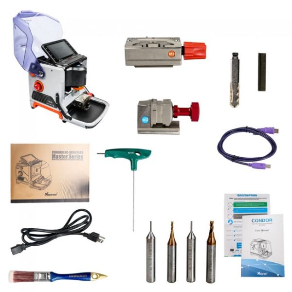 Xhorse Condor XC-Mini Plus Automatic Key Cutting Machine with Advanced Design Integrated Casting, 3 Year Warranty, and Supports 60 Global Brands