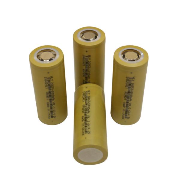 CE NCM Lithium Ion Battery 5000mAh 26650 High Power Density Lithium Ion Batteries