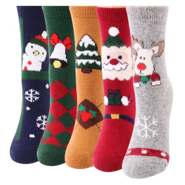 Comfy Colorful Novelty Fashion Stylish Christmas Socks Bulk Order Christmas Gift Funny Socks