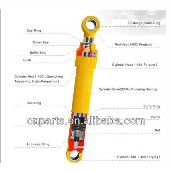 Гидравлический цилиндр из углеродистой стали для строительства рук/бумов мини-экскаваторов Hitachi