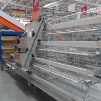 Grillage en acier de batterie de 4 rangées de couche de cage automatique de volaille