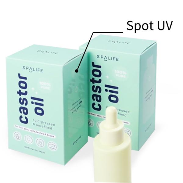 Emballage Boîte en carton Boîtes médicinales en papier Pour l'emballage Produits de soins de la peau Logo UV personnalisé Maquillage Vente au détail Cosmétique Crème pour les yeux Jar