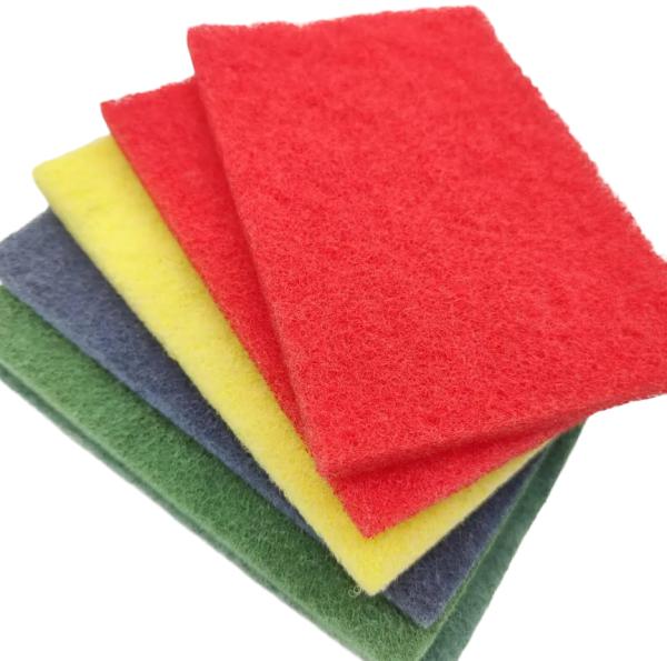 Les produits de nettoyage de cuisine résistants aux rayures de polyester/nylon