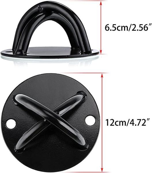 1mm Thickness Ceiling Mount for Holding Drills Suspension Straps Rings Yoga Swing Hammock