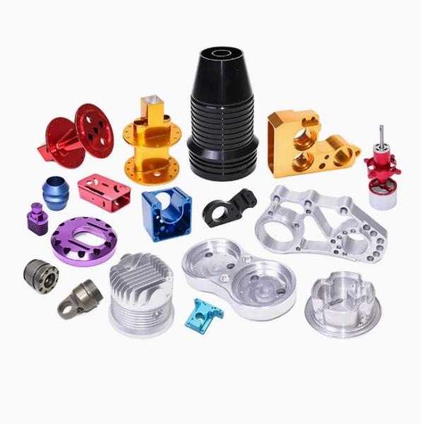 Precision Metal Aluminum Lathe Turning Milling CNC Machining Spare Part Colored Coating Part