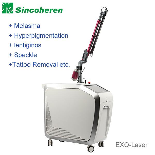 Q Switch ND YAG Laser System , FDA Approved Tattoo Removal Machine