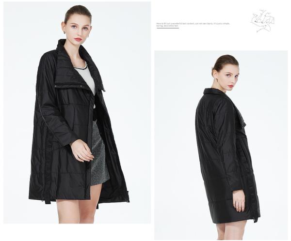 Effortless Sophistication Woman Demiseason Coat Women Casual Coat Without Hooded ODM