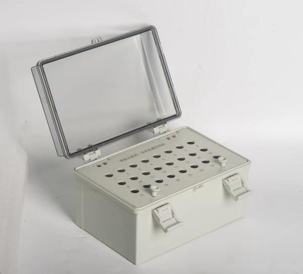 Syntax JH1B Wall Mounted Distribution Box Transparent Door Latch Type PC Electric Grey Electric Control Box 300*200*170