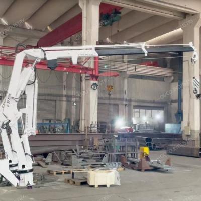 Knuckle And Telescopic Boom Provision Crane 0.5T 7.7M