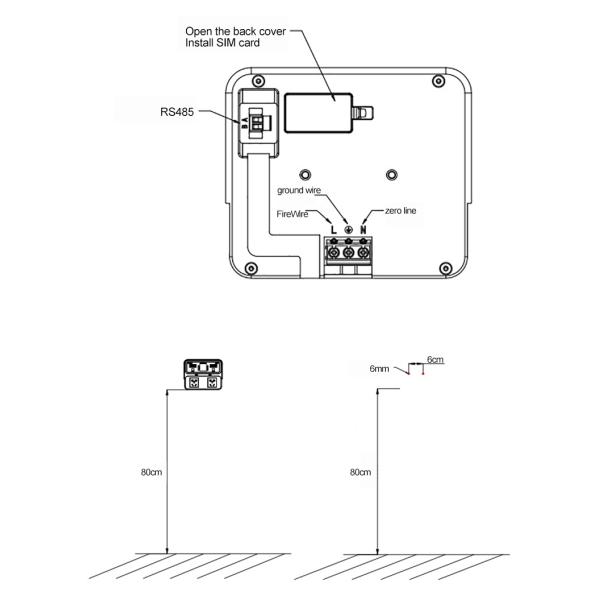 2 Way AC powered 10A Electric Car Charging Sockets plastic shell for home appliances