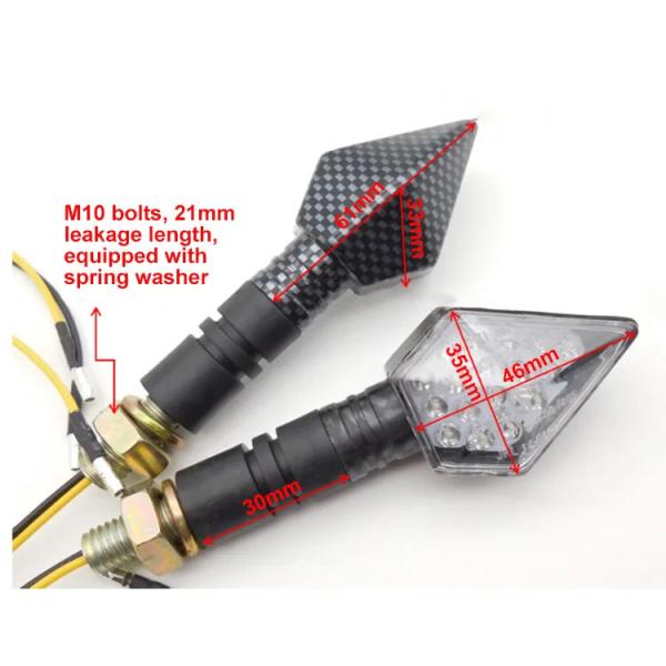 Motorcycle Indicator 1.08W LED Turn Signal Lights for Replacement/Repair Purpose