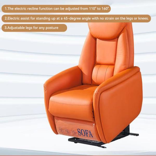 Electric Power Lift Silla reclinable con control remoto Silla de elevación con calefacción y masaje