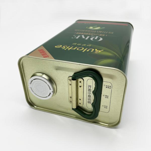 Custom Empty Tin Can Polishing Olive Tin Container For Food Packaging