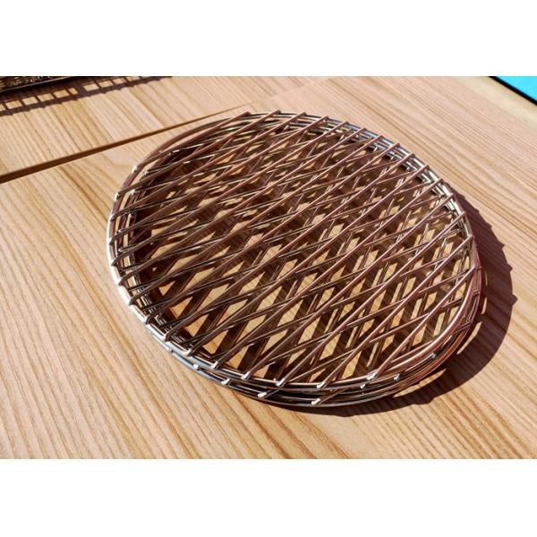 Healthy / Hygienic 316 304 Stainless Steel Grills Silver Color For BBQ