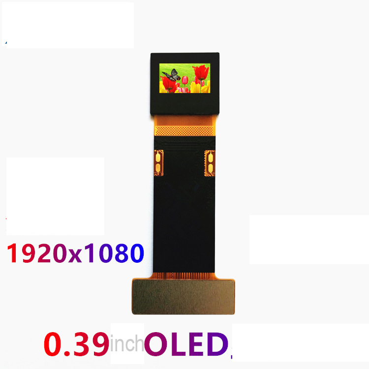 0.39 дюймовый AMOLED дисплейный модуль, интерфейс 1920X1080 MIPI+IIC, 300CD/M2 для VR