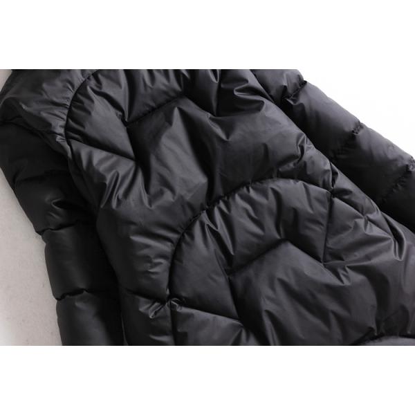 Warm Fashion Long Womens Winter Jackets And Coats Flat Pack With Plastic Bag