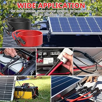 PV Cable PV1-F 6mm2 1500V DC Single Core XLPE Insulated Solar Wire