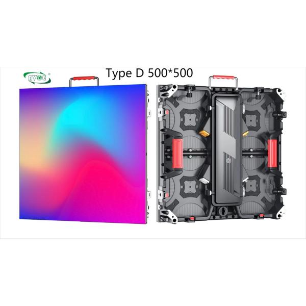 Type D P3.91 3840Hz Indoor Rental LED Panel 500x1000 Cabinet Corner Protector